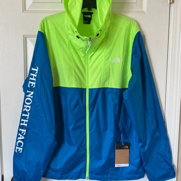 The North Face Graphic Cyclone Hooded Full Zip Water Resist Windbreaker Jacket